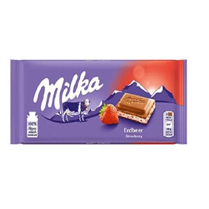 ميلكا بالفرولة 90غ