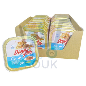 دونا للقطط بالسمك 20 * 100 غ