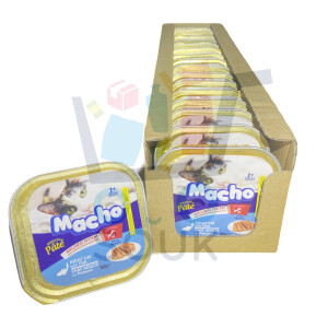 ماشو للقطط بالسمك 17 * 100 غ