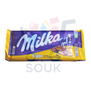 ميلكا تريبل كراميل 90غ