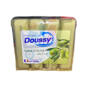 دوسي صابون مرسيليا بزت الزيتون 4 * 125 غ