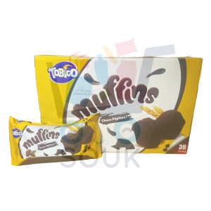 ميفينز كعكة بالكاكاو و رقائق الشوكولاتة  30 وحدة