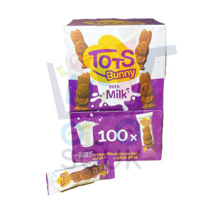 طوطس باني كاكاو محشو بكريمة الحليب 100 وحدة